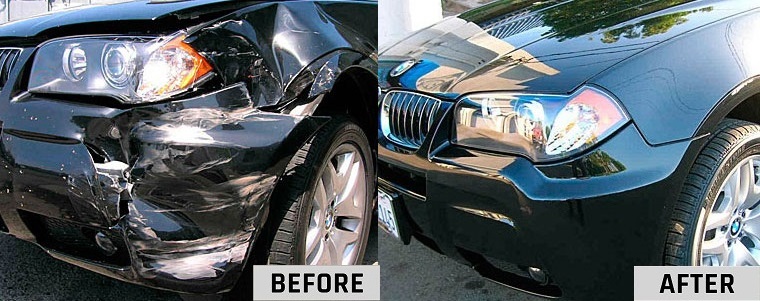 Accident Repair - BMW Before and After