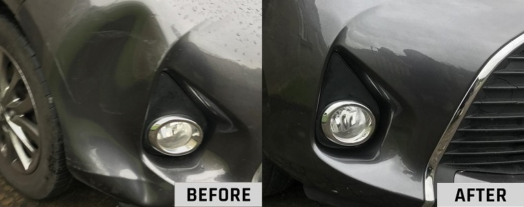 Accident Repair - Toyota Yaris Before and After