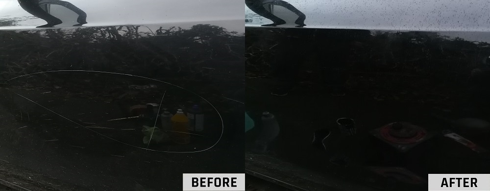 SMART Repair - Car Door Before and After